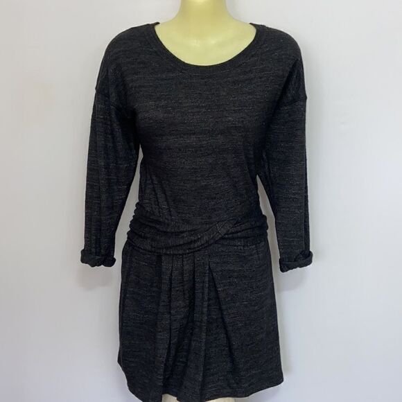 Isabel Marant Etoile Dress Charcoal Gray Mini Sweater Dress NWOT~Sz 0 - Picture 6 of 8